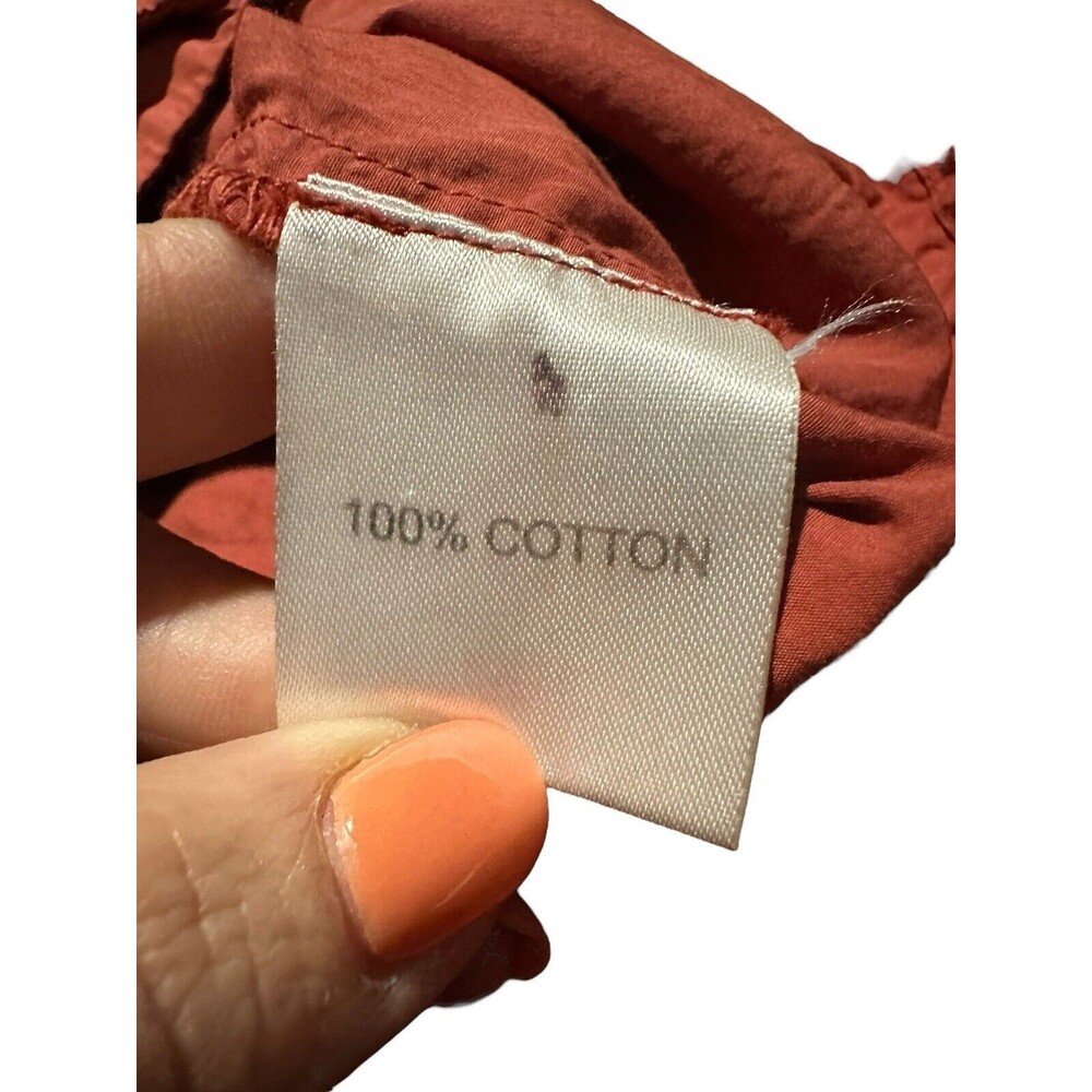 Burning Torch Anthropologie Size Small Burnt Orange Shacket Jacket Boho‎ #W5-5 - Picture 7 of 11